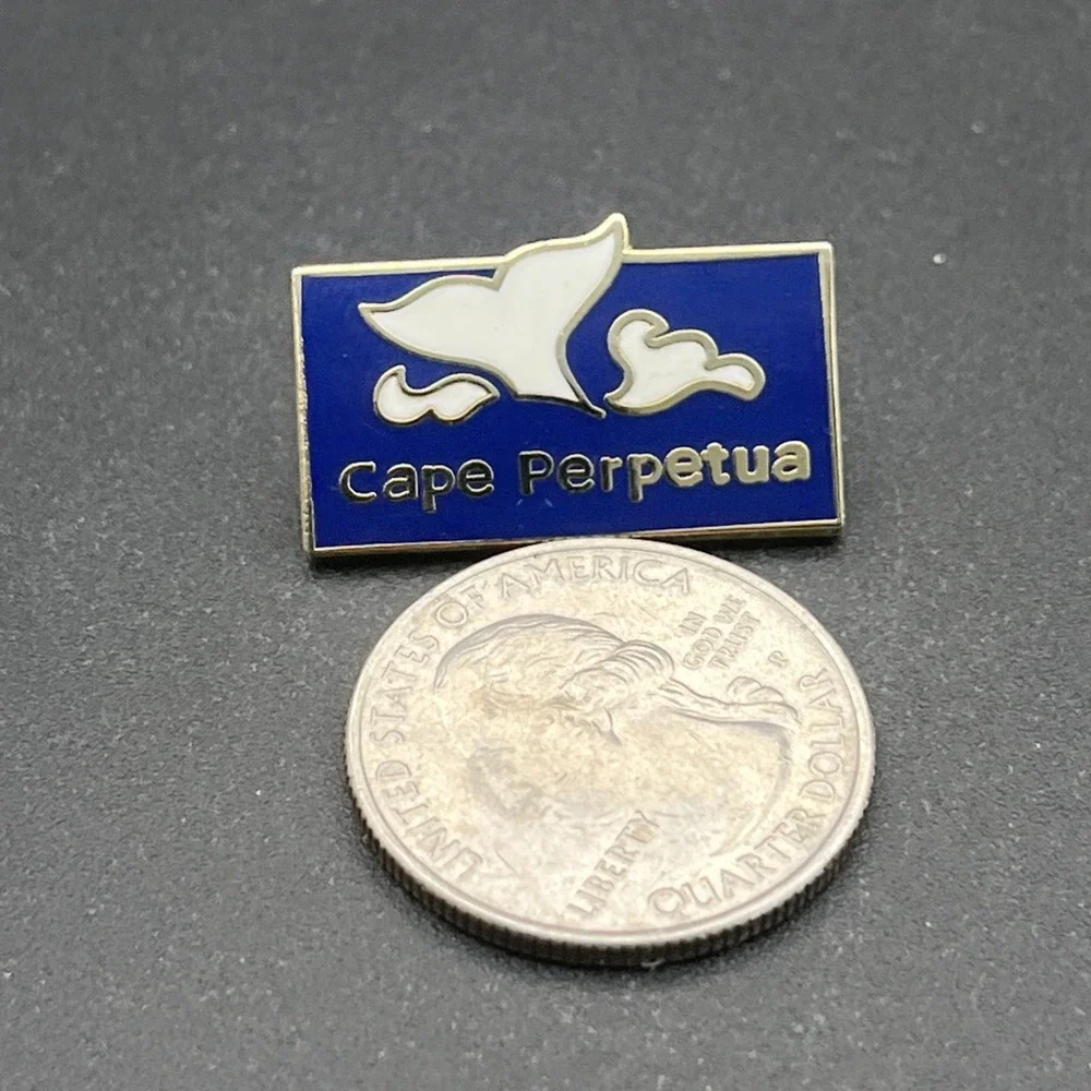 Cape Perpetua Oregon Coast‎ Whale Lapel Hat Pin